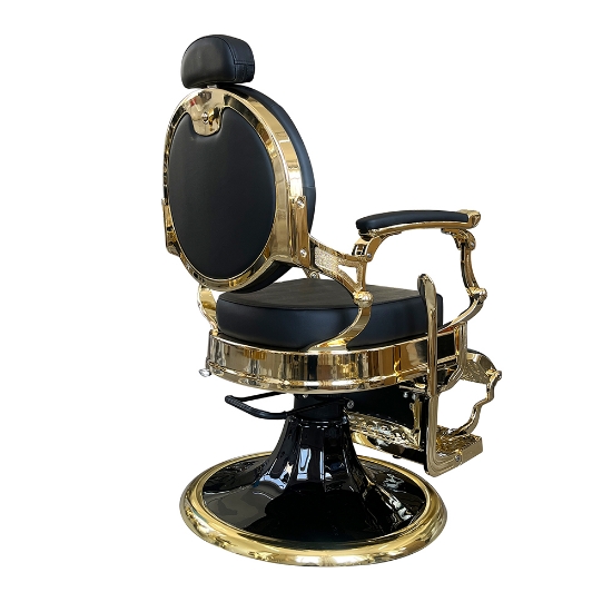 Scaun frizerie - MENOSER - Montreal - Negru 