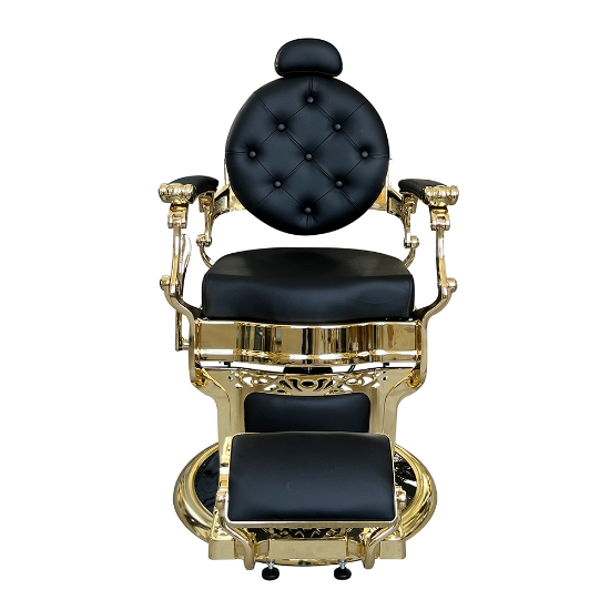 Scaun frizerie - MENOSER - Montreal - Negru 