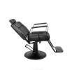 Scaun frizerie - MENOSER - Denver - Negru 