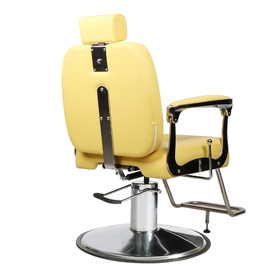 Scaun frizerie - MENOSER - Portland - Galben