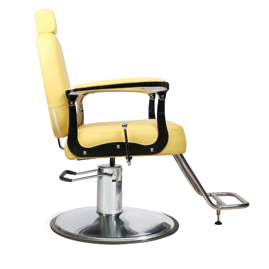 Scaun frizerie - MENOSER - Portland - Galben