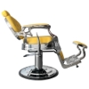 Scaun frizerie - MENOSER - Orlando - Galben 