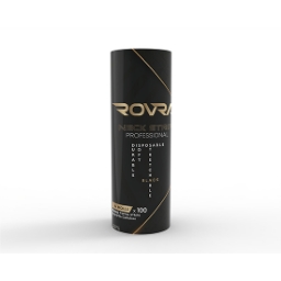 Gulere de hartie Rovra pentru frizerie - set 5 role - Negre