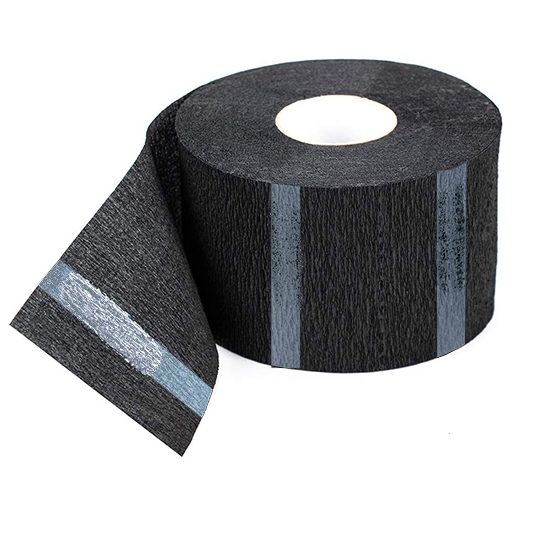 Gulere de hartie Rovra pentru frizerie - set 5 role - Negre