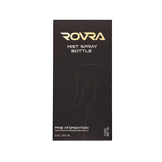 Pulverizator frizerie - ROVRA - 200 ml - negru 