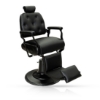 Scaun frizerie - MENOSER - Bogota - Negru