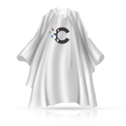 Pelerina coafor/frizerie CRODI - Alba - C