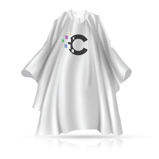 Pelerina coafor/frizerie CRODI - Alba - C