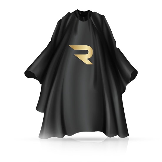 Pelerina guler neopren - coafor/frizerie ROVRA - Neagra R