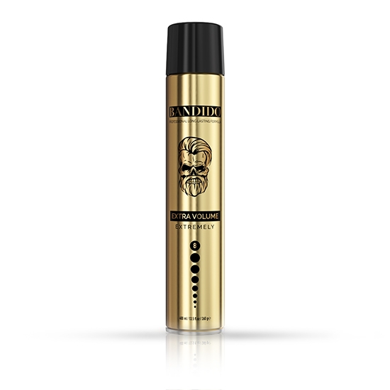 Fixativ - BANDIDO -  Extra Volume - Gold - 400 ml 