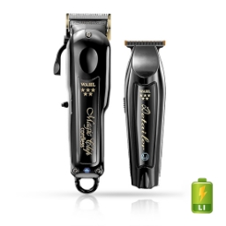 Set WAHL - Masina de tuns Profesionala Magic Clip Cordless + Masina Contur Detailer Li Negru Set WAHL - Masina de tuns Profesionala Magic Clip Cordless + Masina Contur Detailer Li Negru