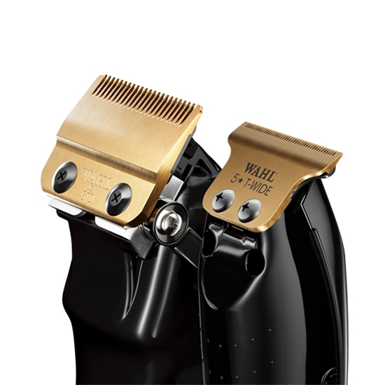 Set combo - WAHL -  Masina de tuns Profesionala Magic Clip Cordless + Masina Contur Detailer Li Negru