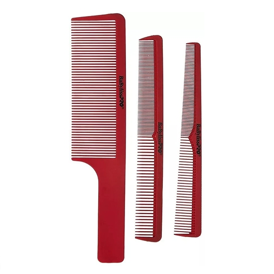 BABYLISS - Set 3 piepteni - Rosu