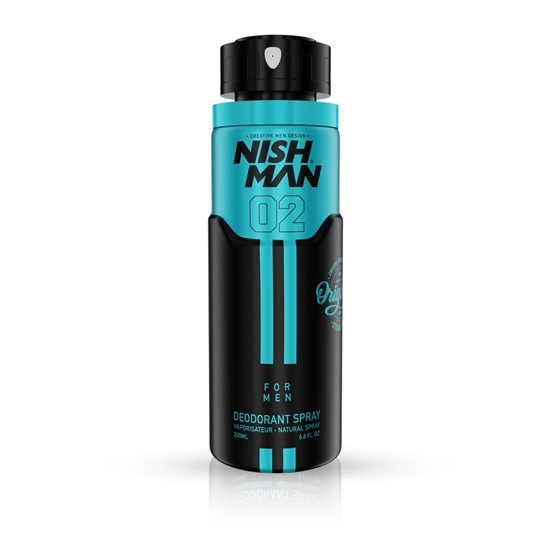 Deodorant spray - NISH MAN 02 - 200 ml