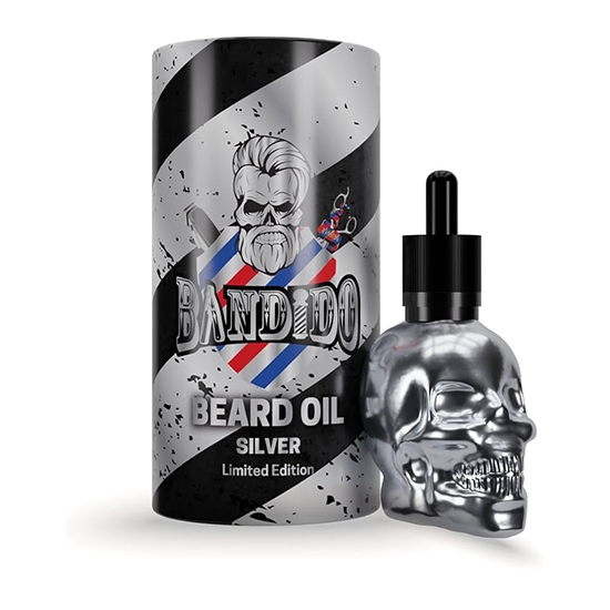 Ulei pentru barba si mustata - BANDIDO - Editie Limitata - SILVER - 40 ml 