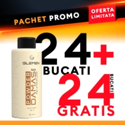 Pachet promo - GLEMEN - Pudra de volum - Damas - 24 + 24 GRATIS