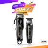 Set combo - WAHL -  Masina de tuns Profesionala Magic Clip Cordless + Masina Contur Detailer Li Negru