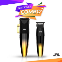 Set JRL - Masina de tuns + Masina de contur - F2020T - Gold - Fara fir