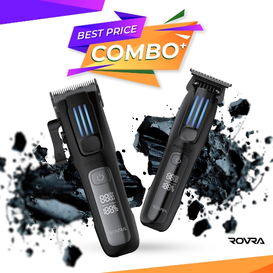 Set ROVRA - IMPACT - Masina de tuns + Masina de contur