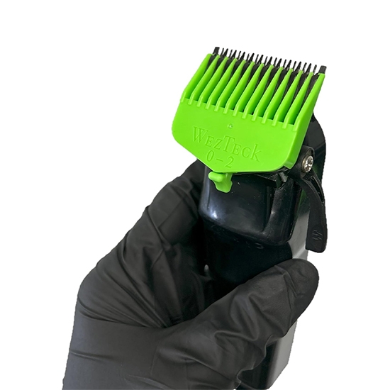 Lama fixa  - WEZTECK - pentru masina de tuns - cu gratar reglabil inclus  - Verde