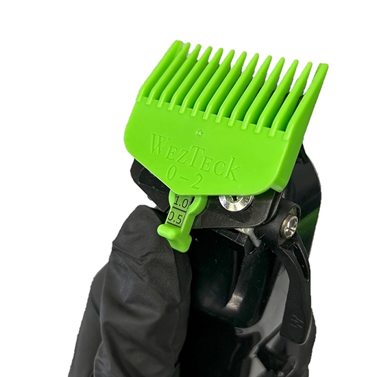 Lama fixa  - WEZTECK - pentru masina de tuns - cu gratar reglabil inclus  - Verde