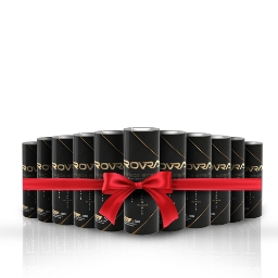 Imagine Pachet promo - Gulere de hartie Rovra pentru frizerie - Negre - set 5 role - 12 buc 