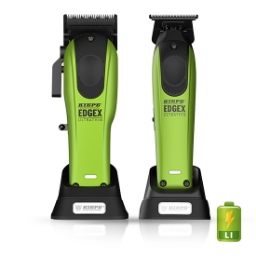 Set EDGE X - KIEPE - Masina de tuns + Masina de contur -  Ultra Thin - Verde