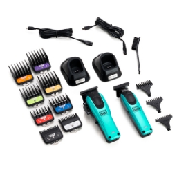 Set EDGE X - KIEPE - Masina de tuns + Masina de contur -  Ultra Thin - Albastru