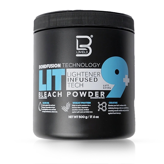 Pudra decoloranta -  L3VEL3  9+ nivel - 500 gr  