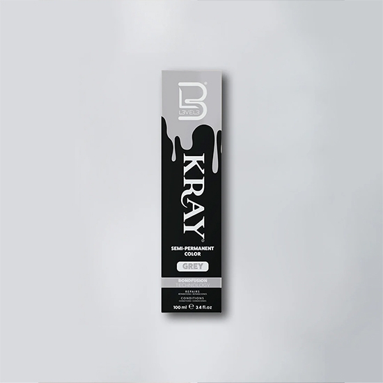 Vopsea semi - permanenta - L3VEL3 -  Gri - 100 ml  