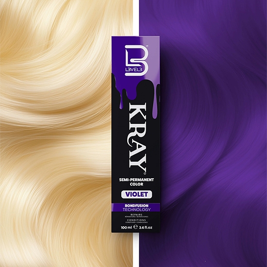 Vopsea semi - permanenta - L3VEL3 -  Violet - 100 ml   