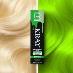 Vopsea semi - permanenta - L3VEL3 -  Verde Electric - 100 ml 