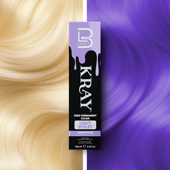 Vopsea semi - permanenta - L3VEL3 -  Violet deschis - 100 ml  