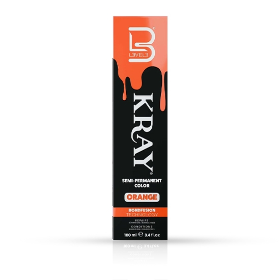 Vopsea semi - permanenta - L3VEL3 -  Portocaliu - 100 ml  
