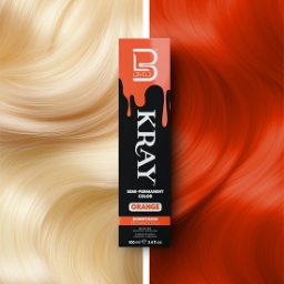 Vopsea semi - permanenta - L3VEL3 -  Portocaliu - 100 ml  