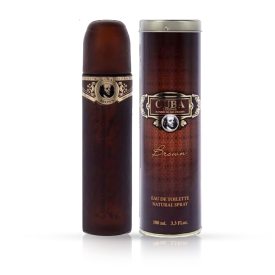 Apa de toaleta CUBA - pentru barbati - Brown - 100 ml 