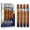 Set - apa de toaleta CUBA - pentru barbati - Quad I - 4 x 35 ml    