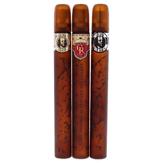 Set - apa de toaleta CUBA - pentru barbati - Trio I - 3 x 35 ml  