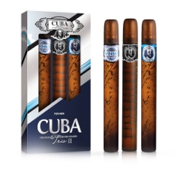 Set - apa de toaleta CUBA - pentru barbati - Trio II - 3 x 35 ml 