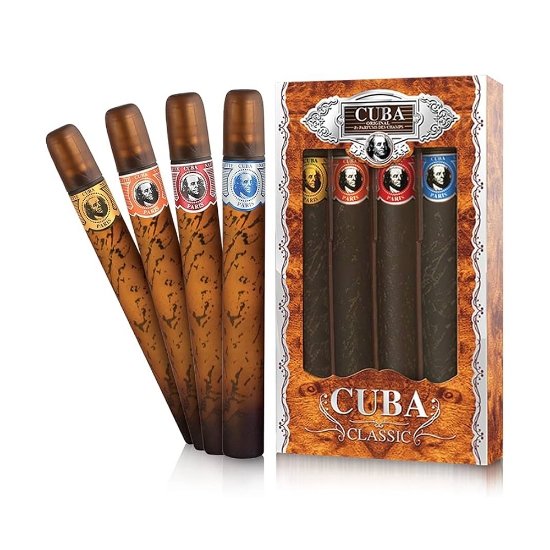 Set - apa de toaleta CUBA - pentru barbati - Classic - 4 x 35 ml  