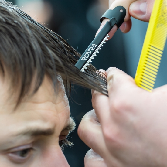 Brici de texturat pentru deget - ROVRA -Negru