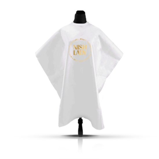 Pelerina - NISH LADY - frizerie/coafor - Alb