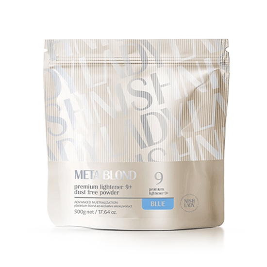 Pudra decoloranta -  NISH LADY  9+ nivel - Blue 500 gr 