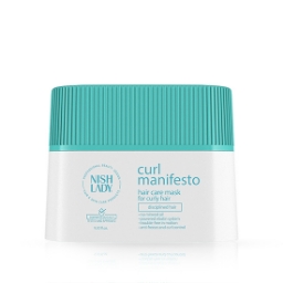 Masca pentru parul cret - NISH LADY -  CURL MANIFESTO - 275 ml  