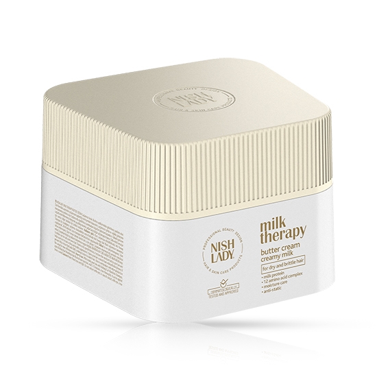 Masca pentru parul fragil- NISH LADY -  MILK THERAPY - 275 ml 