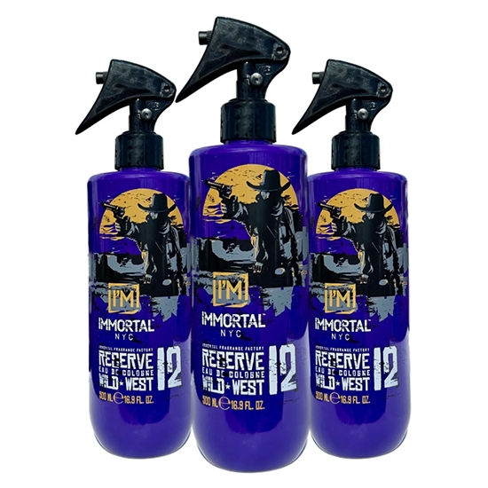 After shave colonie - IMMORTAL - 12 Wild West - 500 ml  
