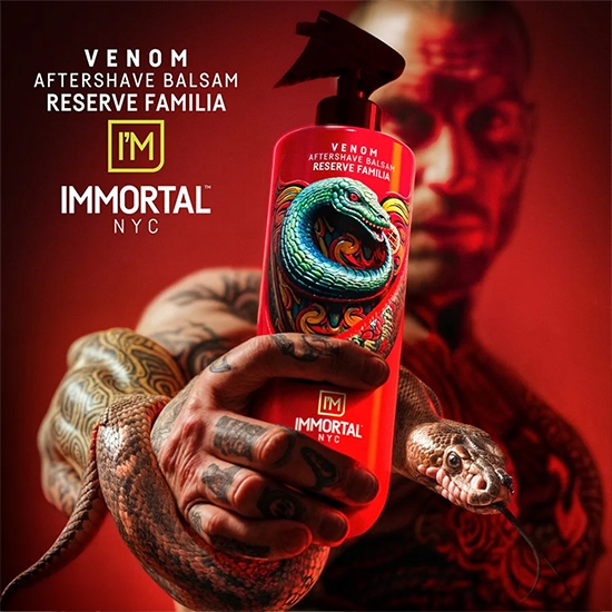 After shave colonie - IMMORTAL - Venom - 500 ml  