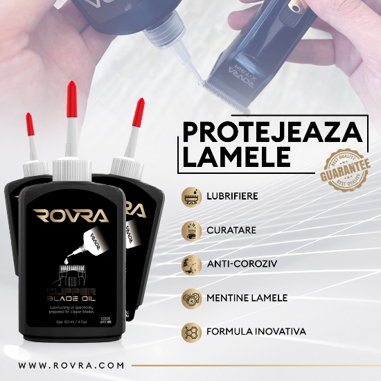 Ulei ROVRA pentru ungerea mașinilor de tuns - 120 ml