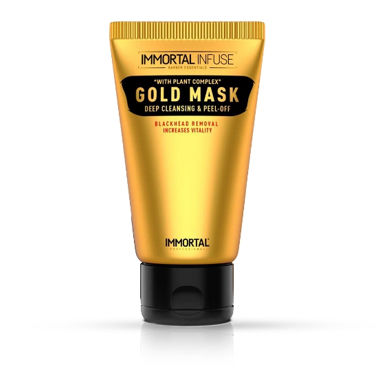 Masca  pentru puncte negre - aurie - IMMORTAL - 150 ml 
