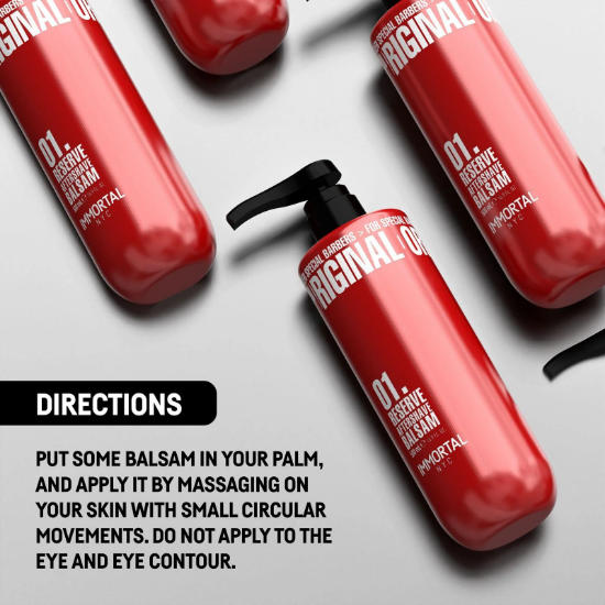 After shave balsam - IMMORTAL - Reserve 01 - 500 ml 